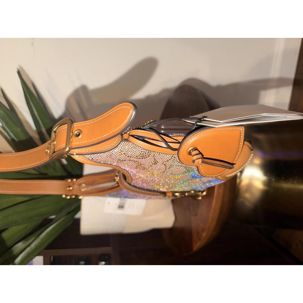 Coach rainbow crystal Hampton in signature jacquard - Picture 3 of 9